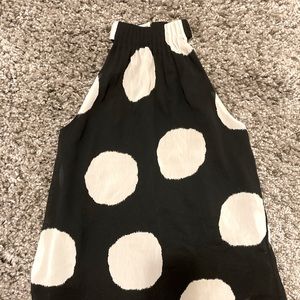 The limited sz S polka dot HALTER keyhole tank